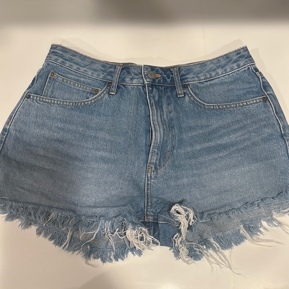 Calvin Klein cutoff denim shorts